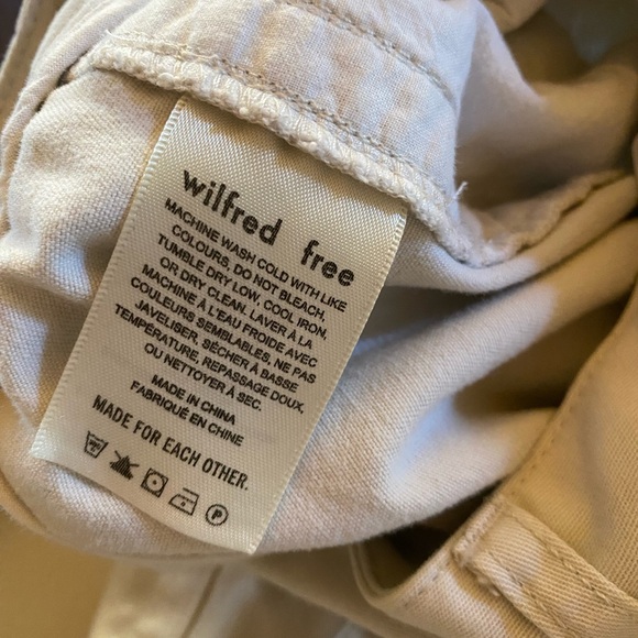 ARITZIA WILFRED FREE zenith pant beige size 4 - Picture 7 of 13